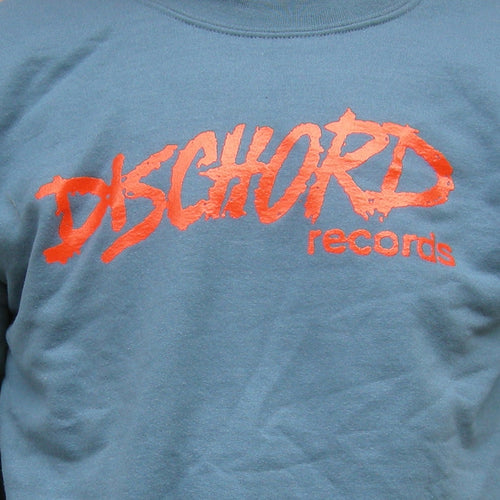 Old Dischord Logo - Crewneck Sweatshirt INDIGO BLUE / RED