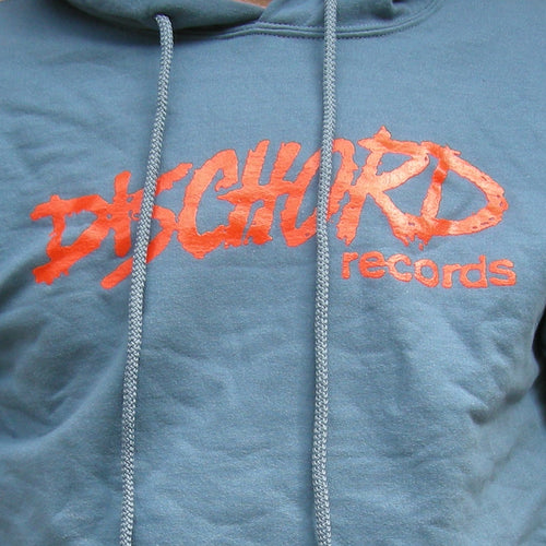 Old Dischord Logo - Hooded Sweatshirt INDIGO BLUE / RED