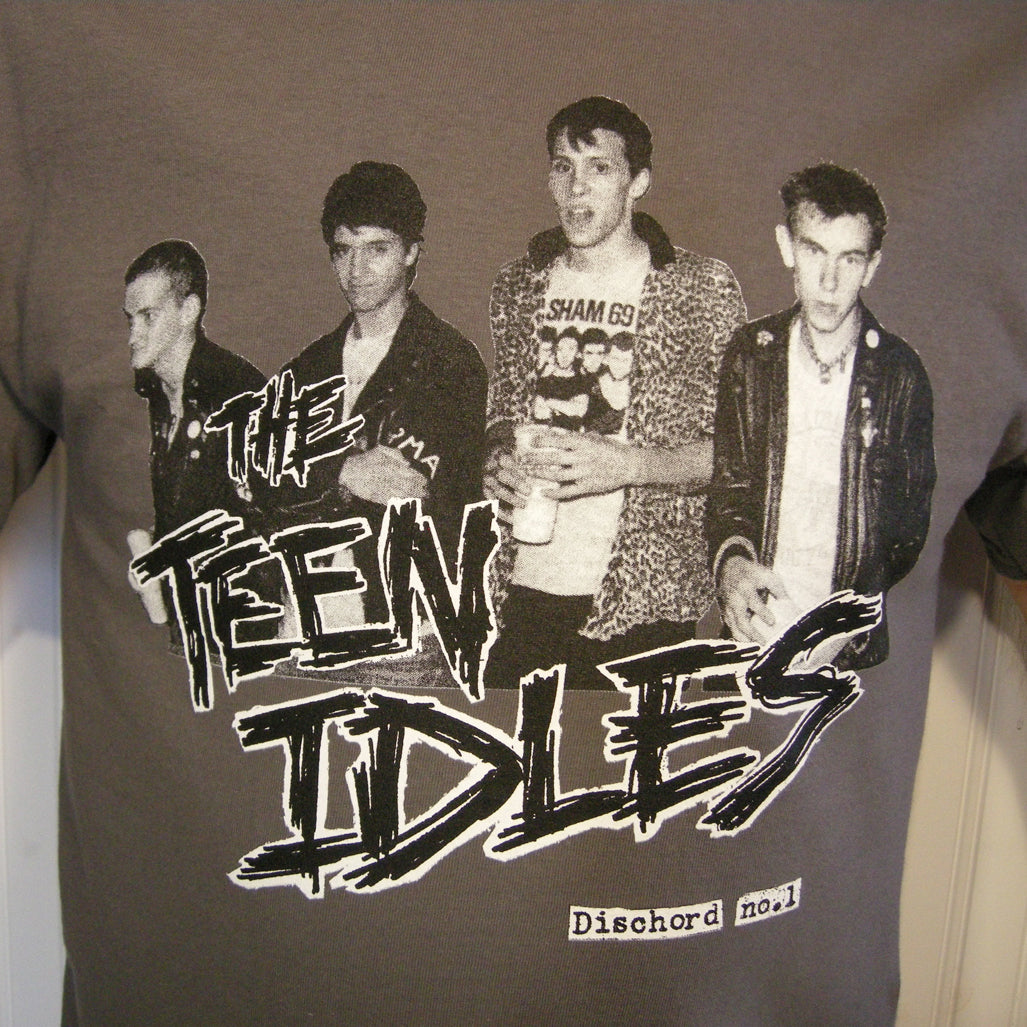 Teen Idles - T-shirt CHARCOAL / BLACK & WHITE – Pedestrian Press