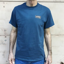 Dischord Box Logo - T-shirt BLUE DUSK