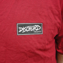 Dischord Box Logo - T-shirt CARDINAL RED