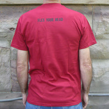 Dischord Box Logo - T-shirt CARDINAL RED
