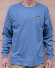 Dischord Box Logo - Long-Sleeve T-shirt INDIGO BLUE