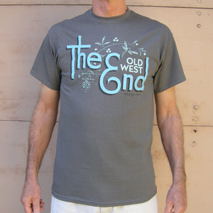 The (Old West) End - Dragonfly T-shirt Charcoal / Blue