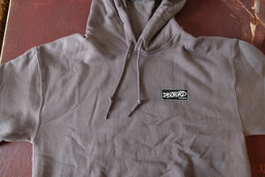 Dischord Box Logo - Hooded Sweatshirt CHARCOAL