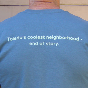 The (Old West) End - Dragonfly T-shirt - Indigo Blue/Cream