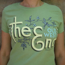The (Old West) End - Dragonfly - Ladies' T - Moss Green