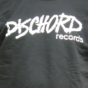 Old Dischord Logo - Crewneck Sweatshirt BLACK / WHITE