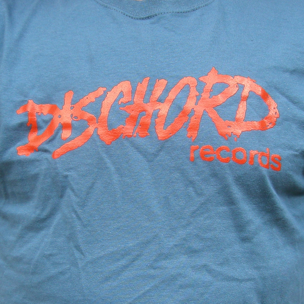 Kid's Size - Old Dischord Logo - T-shirt INDIGO BLUE / RED