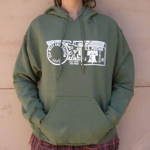 Old West End Post Office - Hoodie MILITARY GREEN