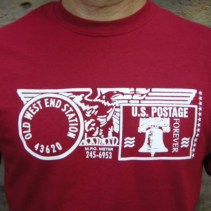 Old West End Post Office - T-shirt Cardinal Red