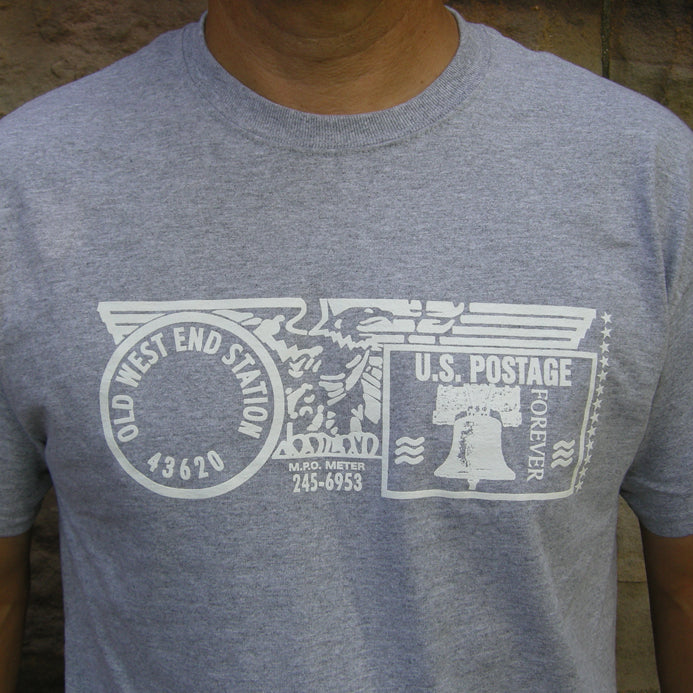 Old West End Post Office - T-shirt Sport Grey – Pedestrian Press