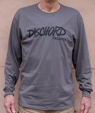Old Dischord Logo - Long-Sleeve T-shirt CHARCOAL / BLACK