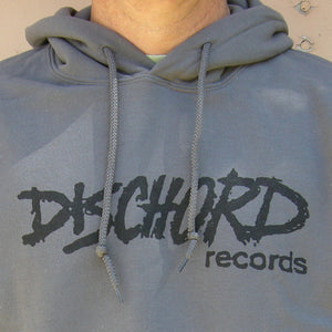 Old Dischord Logo - Hooded Sweatshirt CHARCOAL / BLACK