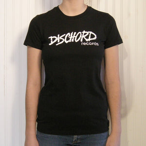 Ladies' T-shirts - Old Dischord Logo - T-shirt BLACK / WHITE