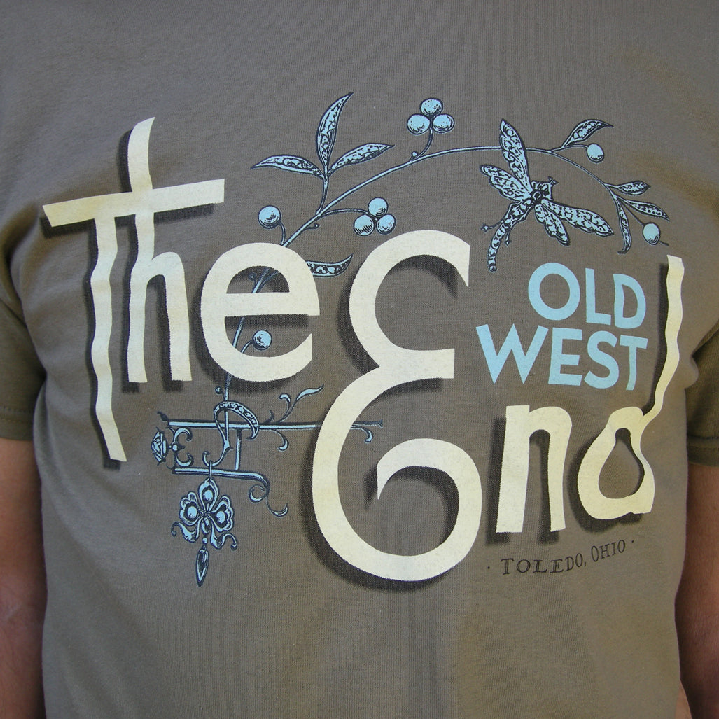 The (Old West) End - Dragonfly T-shirt - Prarie Dust